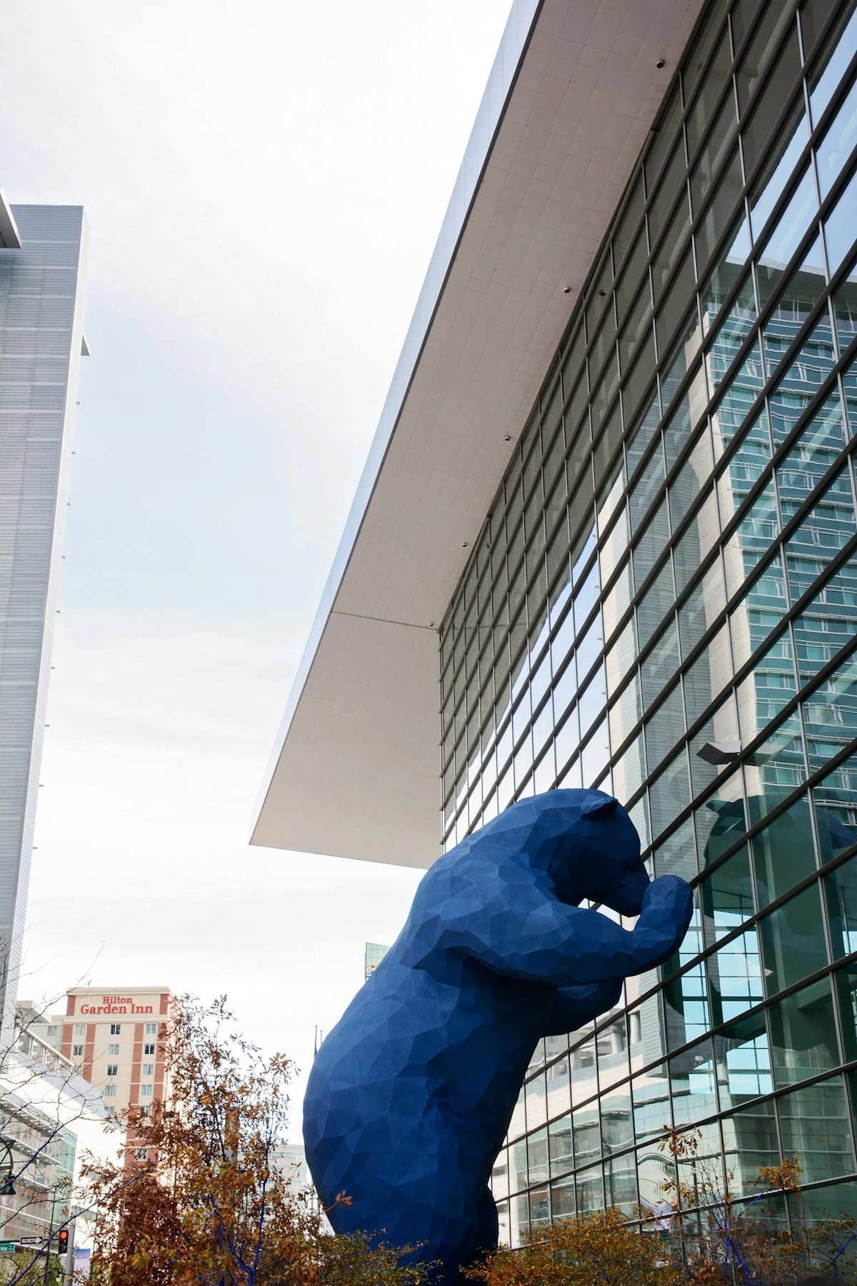 Public sculpture in an urban setting